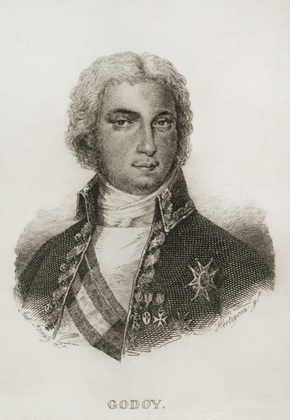 Manuel de Godoy y Alvarez de Faria, Spanish politician, 1851.  Creator: Pedro Hortigosa.