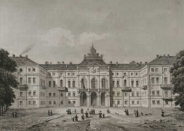 Konstantin Palace, Strelna, Russia, 1839. Creator: Samuel Cholet.