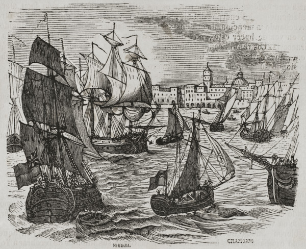 French Revolutionary Wars - Siege of Toulon, 1793 (1851). Creators: Miranda, Chamorro.