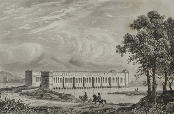 Julfa Bridge, Azerbaidjan, 1838. Creator: Vanderburch.