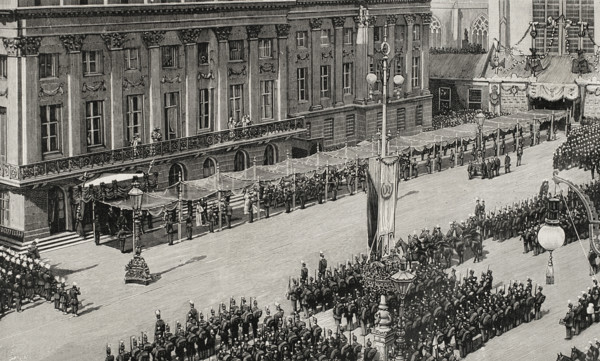 Inauguration of the reign of Wilhelmina of the Netherlands, Amsterdam, Holland, September 6, 1898.  Creator: Unknown.