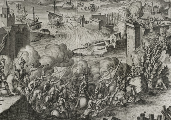 Expugnation of Lagny, 1590, (1748).  Creator: Unknown.