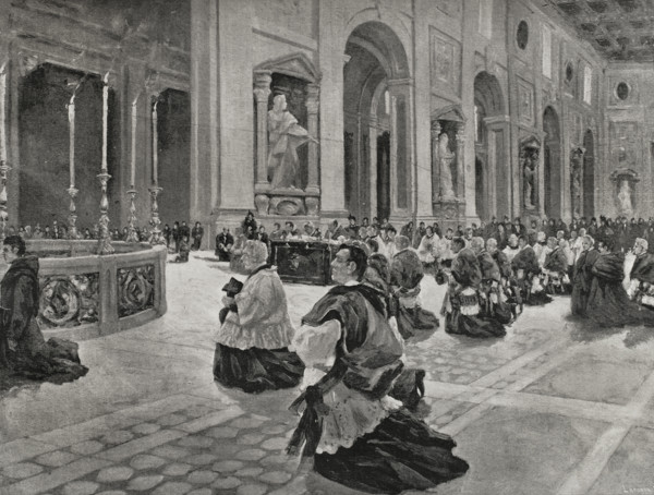 Easter in Rome, Italy, 1898. Creator: Enrique Laporta Valor.