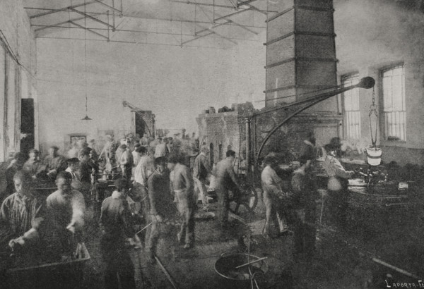 The Fábrica Nacional de Moneda y Timbre, Madrid, Spain, 1898.  Creator: Enrique Laporta Valor.
