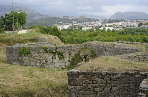 Ruins of the Episcopal Centre, ancient city of Salona, Solin, Croatia, 2018. Creator: Unknown.