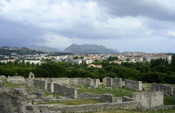 Ruins of the Episcopal Centre, ancient city of Salona, Solin, Croatia, 2018. Creator: Unknown.