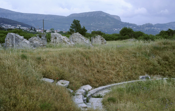 Archaeological ruins, ancient city of Salona, Solin, Coatia, 2018.  Creator: Unknown.