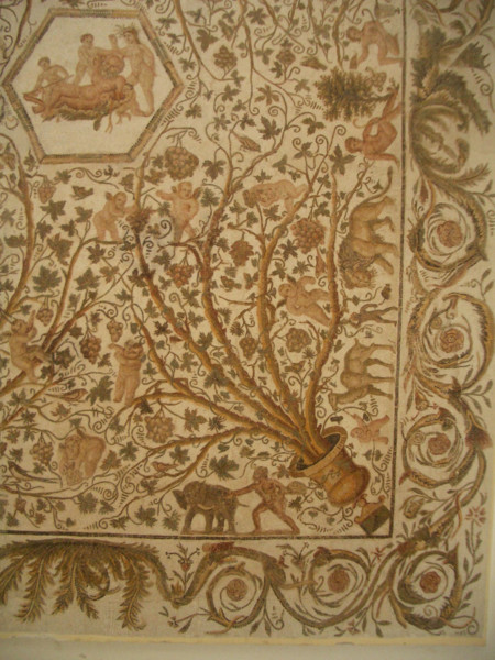 Mosaic, El Jem Museum, El Djem, Tunisia, 2009. Creator: Amanda Waite.