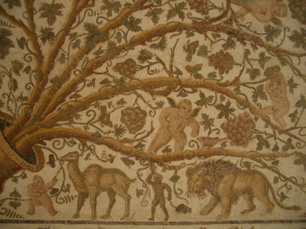 Mosaic, El Jem Museum, El Djem, Tunisia, 2009. Creator: Amanda Waite.