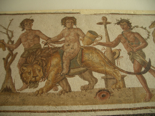 Mosaic, El Jem Museum, El Djem, Tunisia, 2009. Creator: Amanda Waite.