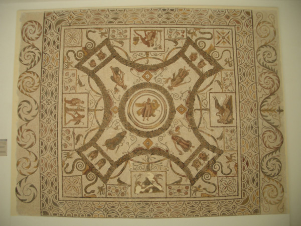 Mosaic, El Jem Museum, El Djem, Tunisia, 2009. Creator: Amanda Waite.