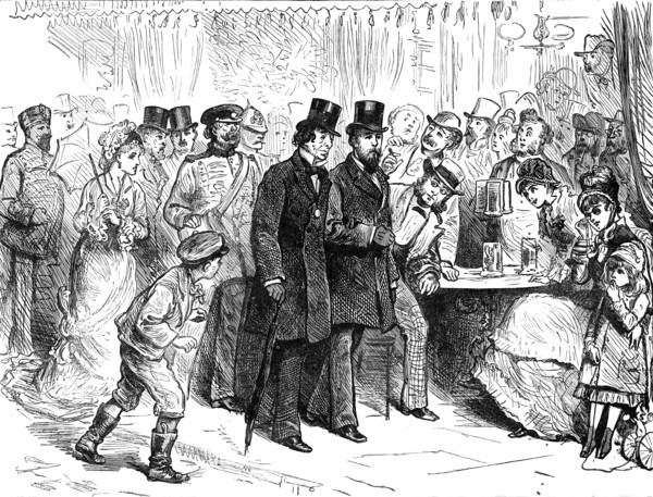 The late Lord Beaconsfield: Lord Beaconsfield at Berlin, 1878, (1881). Creator: Unknown.