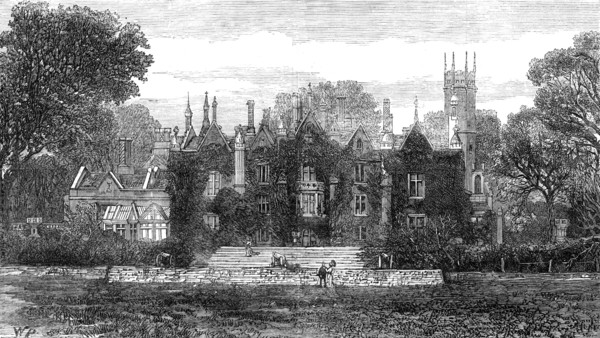 Singleton Abbey, Swansea, the residence of Mr. H. H. Vivian, M.P..., 1881. Creator: Unknown.