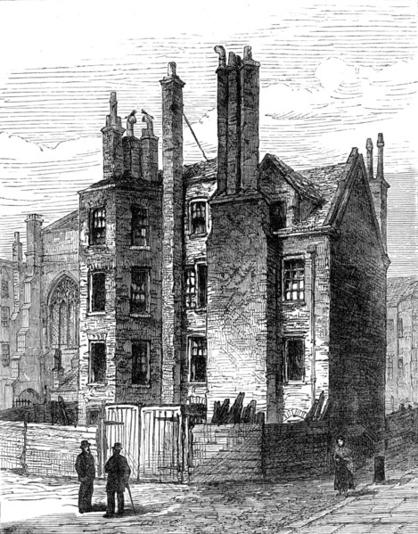 Old buildings in Lincoln's-Inn now being demolished, 1881. Creator: Unknown.