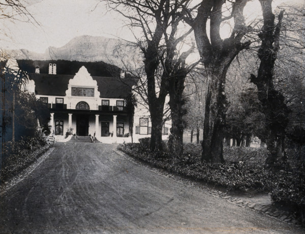 Cape Town, South Africa: Groote Schuur, a Dutch colonial house (the home of Cecil Rhodes), 1905. Creator: Tempest Anderson.