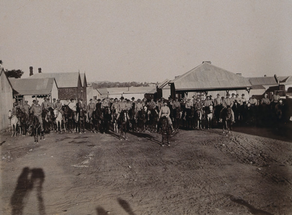 South Africa: the Bettington's Horse unit, 1896. Creator: Barnett.