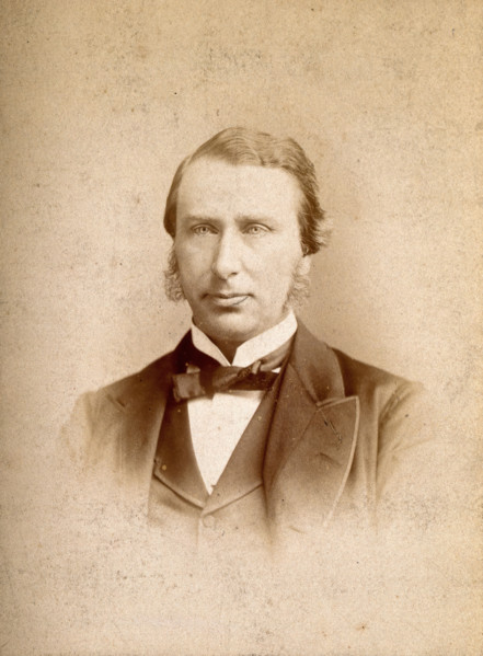 An unidentified man, possibly called Langton, c1880s. Creator: Boning and Small.