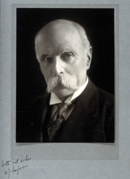 Sir William John Ritchie Simpson. Creator: Claude Harris.