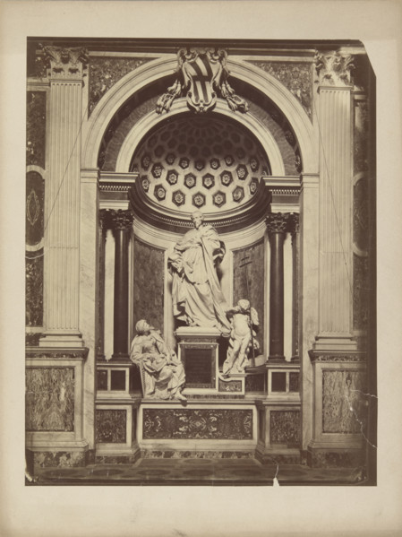 Monument to Cardinal Neri Corsini, Cappella Corsini..., Rome, 1732-1735, (1875-1885). Creator: Unknown.