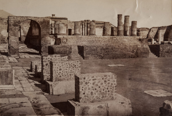 Forum, Pompeii, between 1880-1890. Creator: Giorgio Sommer.