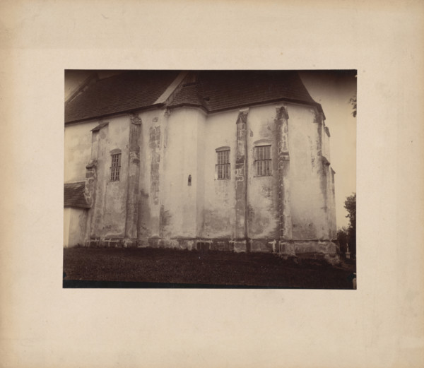 Church of the Nativity of the Blessed Virgin Mary, general view from the south, Lapczyca, 1895-1900 Creator: Stanislaw Tomkowicz.