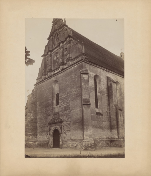Church of the Holy Trinity - fragment of the body seen from the south-west, Nowy Korczyn, 1895-1905. Creator: Unknown.