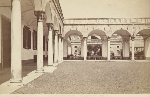 Palazzo Doria - Inner Courtyards, Genoa, 1870-1880. Creator: Unknown.