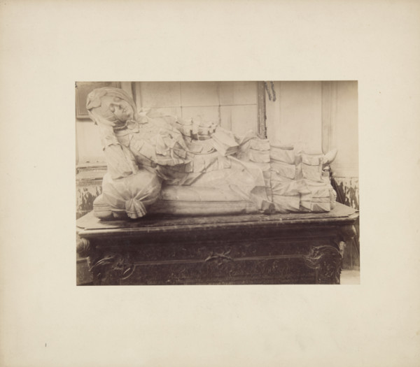 Tombstone of Maria Mniszechowa in the church, Dukla, 1893. Creator: Stanislaw Tomkowicz.