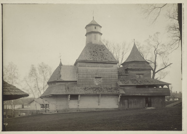 Orthodox Church of the Holy Cross - view from the north, Drohobych, between 1910-1914. Creator: Unknown.