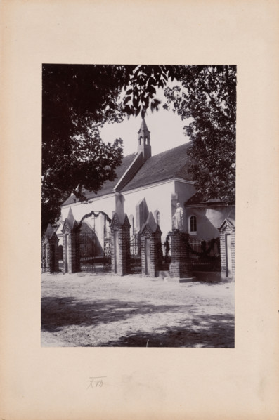 Church with a nave, presbytery and a semicircular apse, unknown location, between 1905-1910. Creator: Unknown.