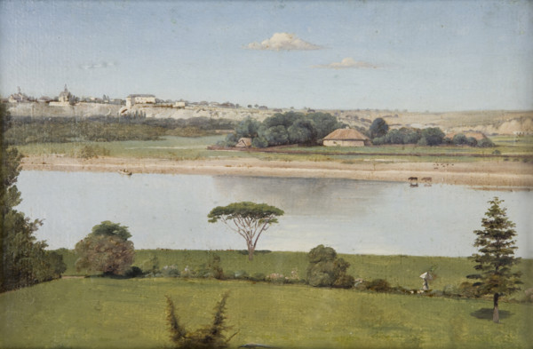 Solec on the Vistula, c1840. Creator: Edward Brzozowski.