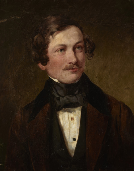 Portrait of Aleksander Titz, c1835, c1850. Creator: Alojzy Reichan.