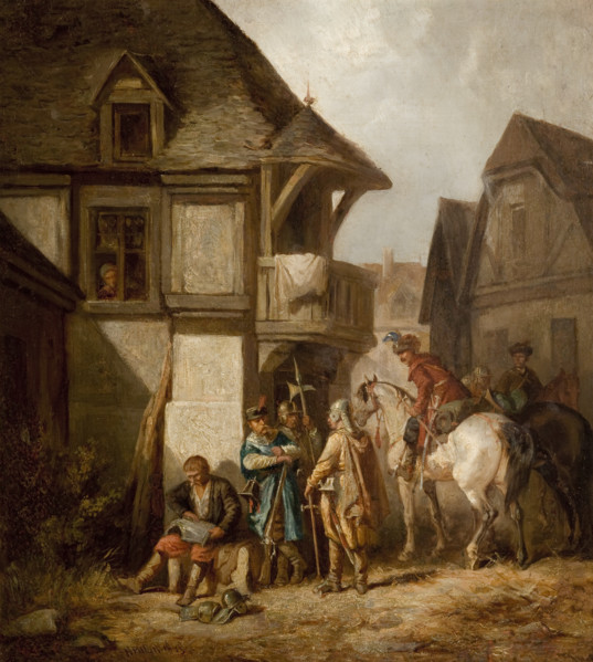 Return of the Lisowczycy, 1868. Creator: Henryk Pillati.