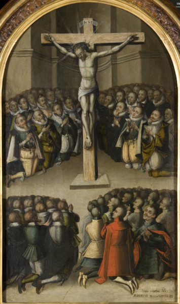 Adoration of the Crucifix from the Norbertine Church in Witów, 1622. Creator: Wojciech Maliskiewicz.