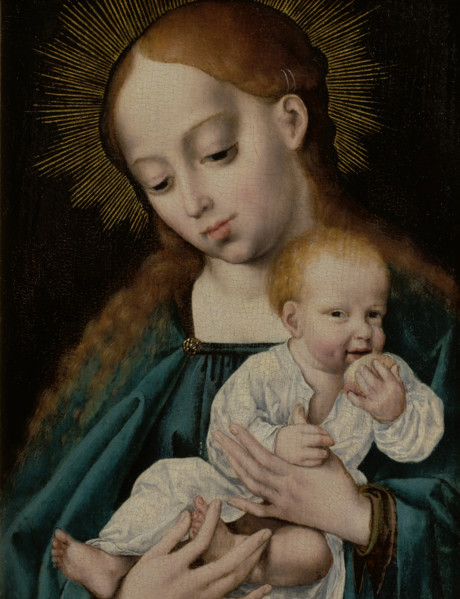 Madonna and Child Eating an Apple, between 1525-1530. Creator: Joos van Cleve.