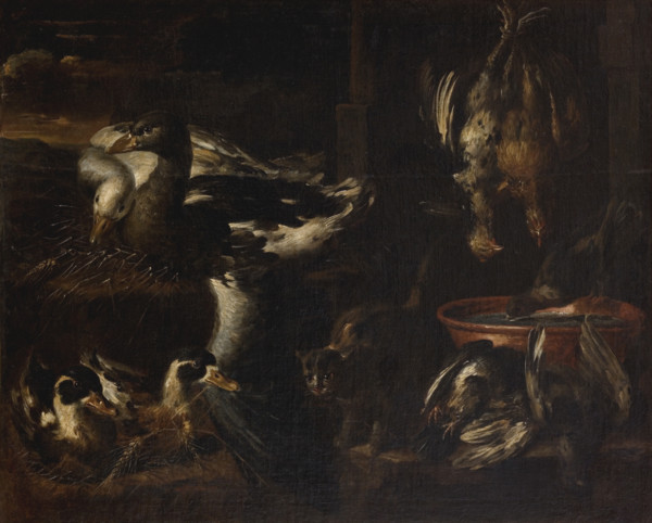 In a Pantry, 1st half of 17th century Creator: Giacomo Legi.