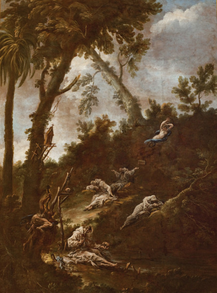 Hermits (Anachorets), between 1712-1715. Creator: Alessandro Magnasco.