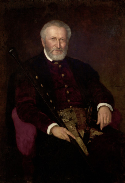 Portrait of Leon Sapieha, 1878. Creator: Henryk Rodakowski.
