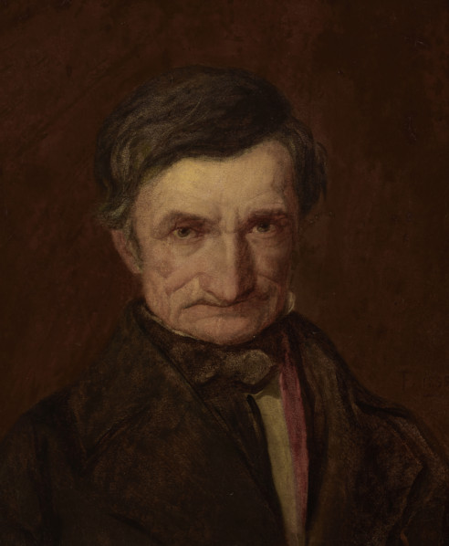 Portrait of Father, 1855. Creator: Franciszek Tepa.