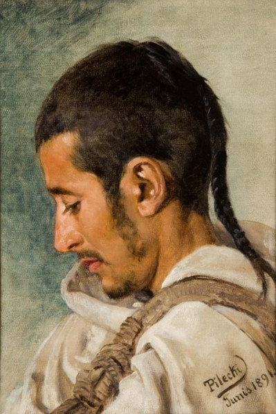 Study of an Algerian's Head, 1891. Creator: Tytus Pilecki.