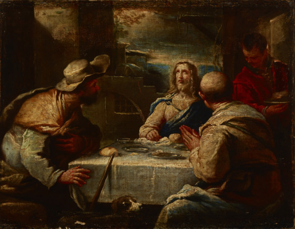 Christ in Emmaus, between 1645-1665. Creator: Luca Giordano.