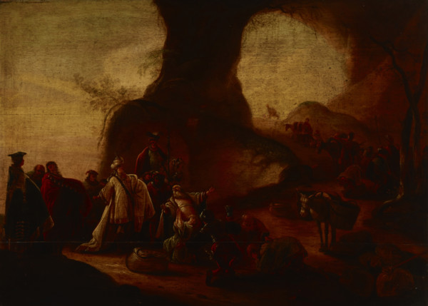 Discovery of Joseph's Silver Cup in Benjamin's Sack, c1640-1660. Creator: Jacob Willemsz de Wet the elder.