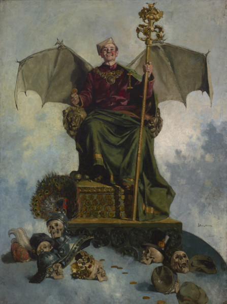 Allegory of Satan (Lord of the World), c1900. Creator: Ludwik Stasiak.