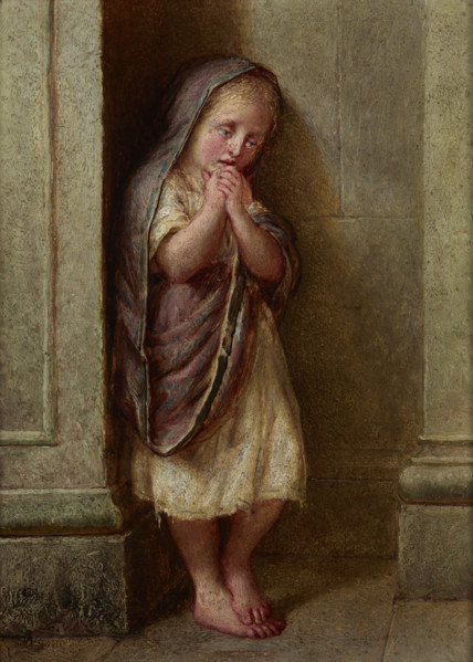 Orphan, 1873. Creator: Wincenty Slendzinski.