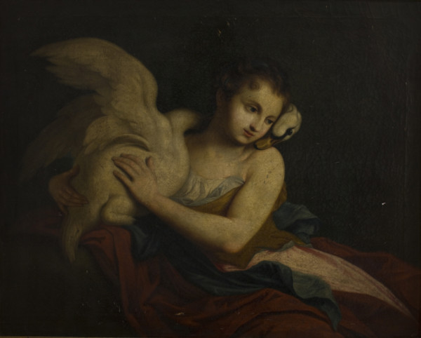Leda and the Swan, c1810. Creator: Jan Wincenty Kopff.
