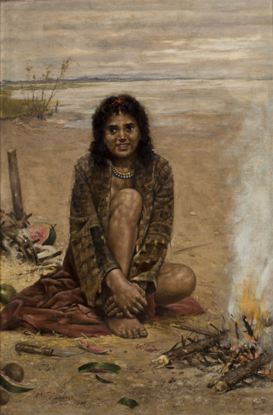 A Gypsy Woman, 1909. Creator: Antoni Kozakiewicz.