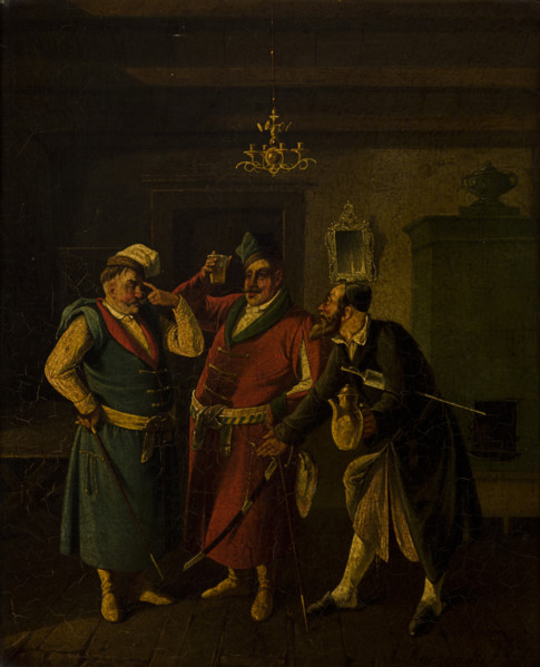 Genre Scene, 1858. Creator: Aleksander Raczynski.