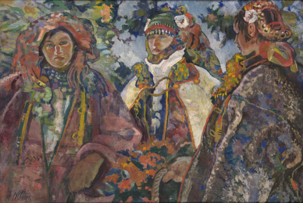 Hutsul wedding, 1924. Creator: Kazimierz Sichulski.