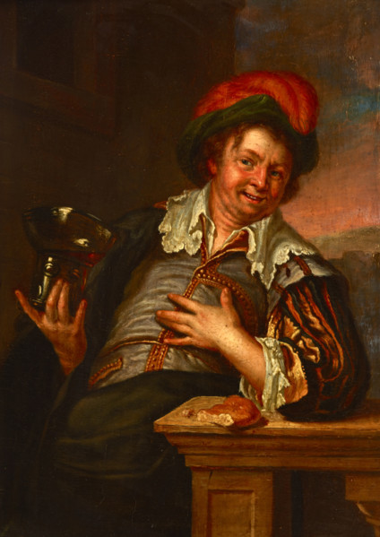 Man with a Cup, between 1660-1719. Creator: Jacob Toorenvliet.