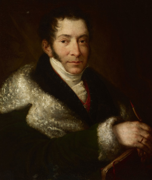 Portrait of Józef Brodowski, 1837. Creator: Rafal Hadziewicz.